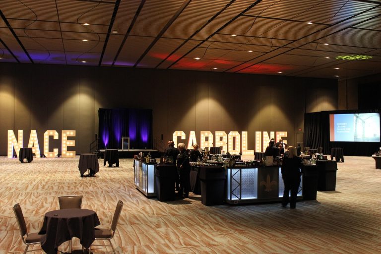 custom event design - corporate open bar