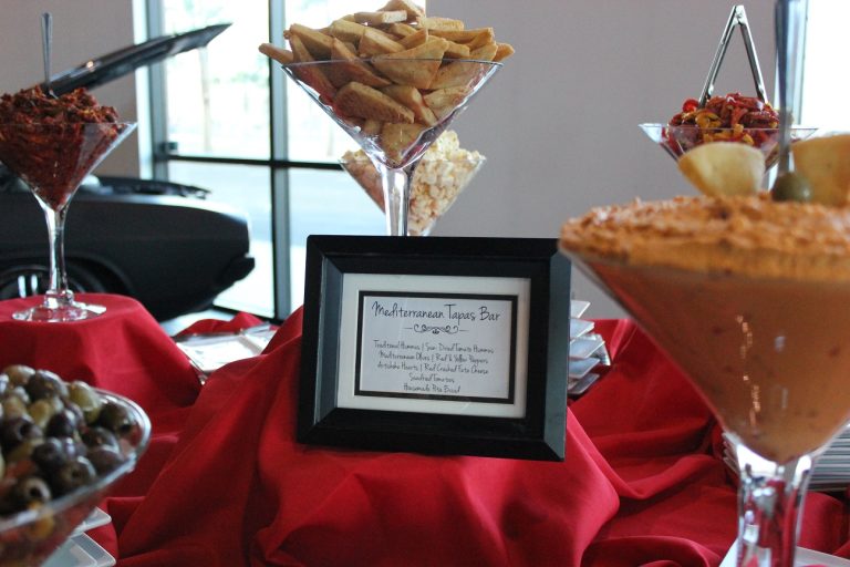 custom event design - tapas bar